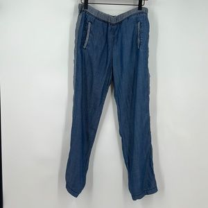 Michael Stars Chambray Ankle Pants Sz- Large